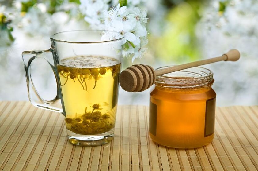 trà thảo mộc với mật ong cho ký sinh trùng
