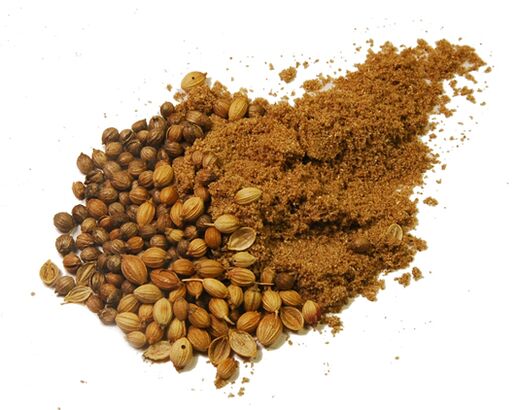 Hạt Coriandra từ ký sinh trùng